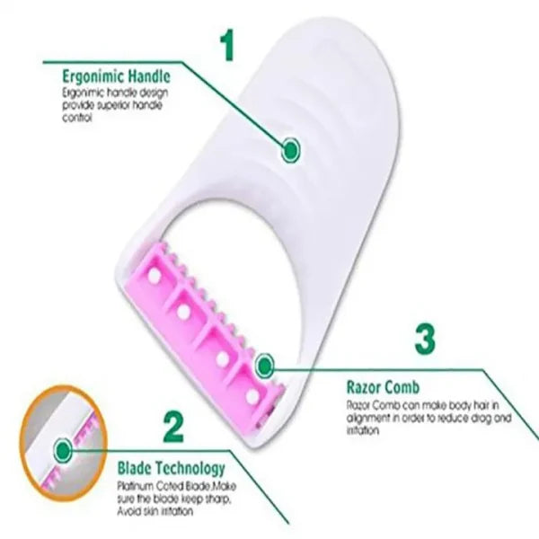 6 Pcs Set Safit Women Razor Disposable Body Shaving Razor