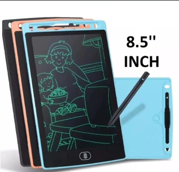 8.5 Inch Multicolor Tablet Price | Lcd Writing Tablet For Kids – Digital Drawing Pad – Erasable Writing Board – Writing Pad (random Color)