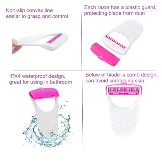6 Pcs Set Safit Women Razor Disposable Body Shaving Razor