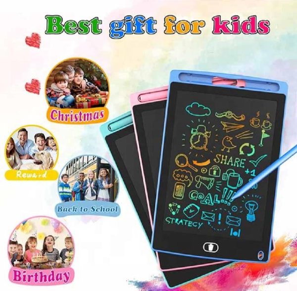 8.5 Inch Multicolor Tablet Price | Lcd Writing Tablet For Kids – Digital Drawing Pad – Erasable Writing Board – Writing Pad (random Color)