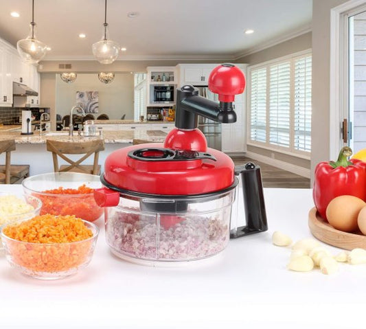Manual Hand Multifunction Speedy Vegetable Quick Chopper | Quick Chopper Vegetable – Onion Chopper | Kachomer Salad Machine ( Random Color )