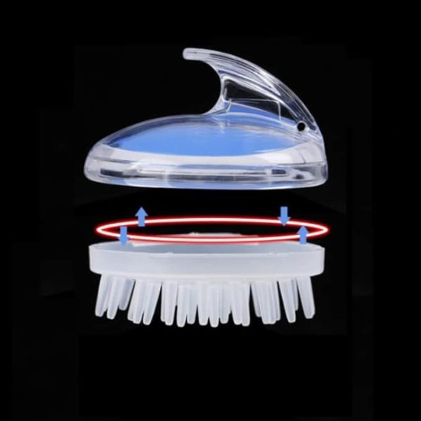 (nw000131) Shampoo Brush Hair Scalp Massager Shampoo Brush With Soft Silicone Bristles (random Color)