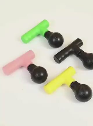 Blueide Mini Rechargeable Fascial Gun Deep Muscle Massager (random Color)